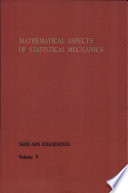 Mathematical aspects of statistical mechanics.