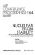 Nuclei far from stability : fifth international conference, Rosseau Lake, Ontario, Canada, 1987 /