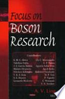 Focus on boson research /