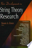 New developments in string theory research /