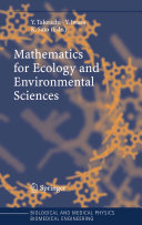 Mathematics for ecology and environmental sciences /