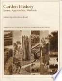 Garden history : issues, approaches, methods