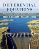 Differential equations : an introduction to modern methods and applications /