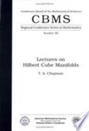 Lectures on Hilbert cube manifolds /