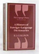 A history of foreign-language dictionaries /