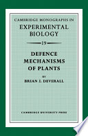 Defence mechanisms of plants /