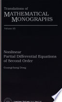 Nonlinear partial differential equations of second order /