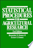 Statistical procedures for agricultural research /