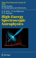 High-energy spectroscopic astrophysics /
