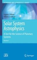 Solar system astrophysics.