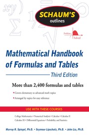 Mathematical handbook of formulas and tables /